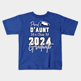 Proud D'Aunt Graduation 2024 Kids T-Shirt